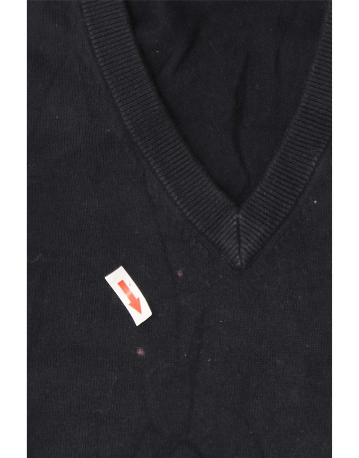 Canottiera da uomo Gant piccola in cotone blu navy