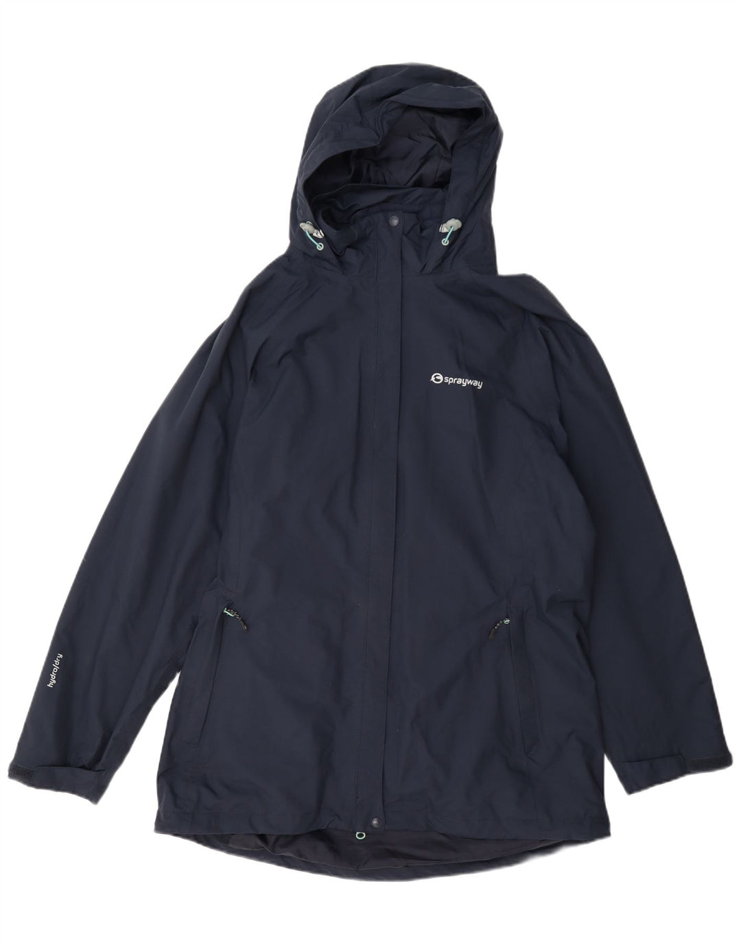 Giacca antipioggia con cappuccio da donna Sprayway UK 16 Large Blu Navy in poliammide