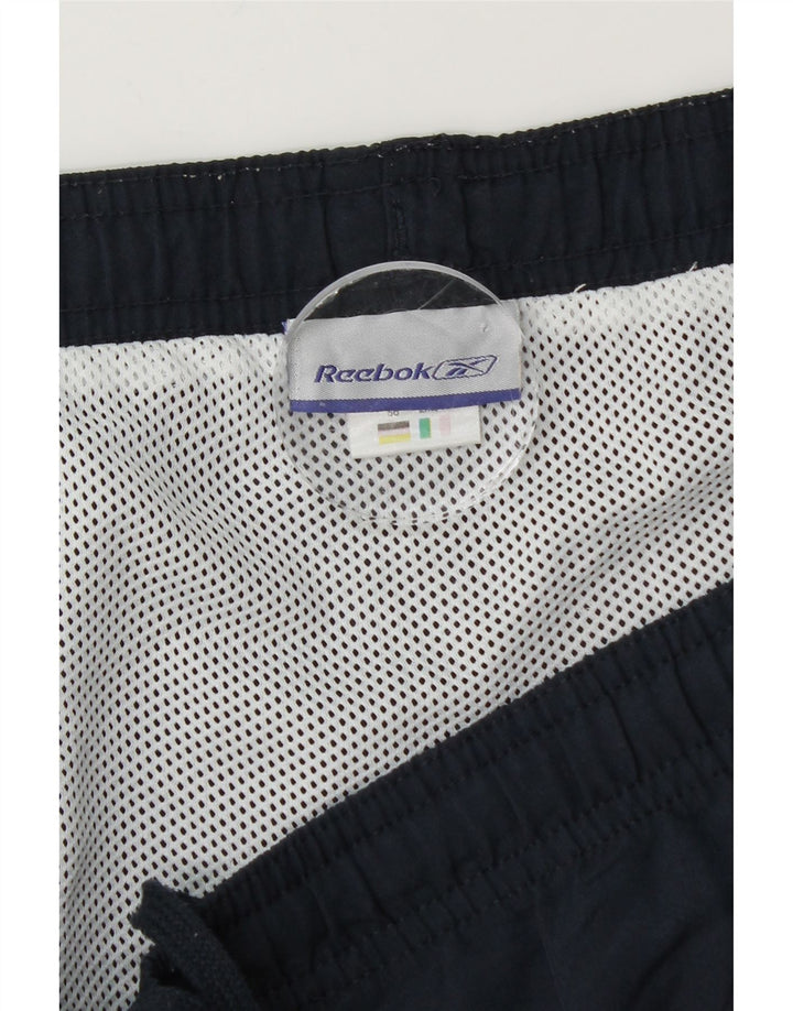 Pantaloncini da bagno Reebok da uomo XL blu navy in poliestere