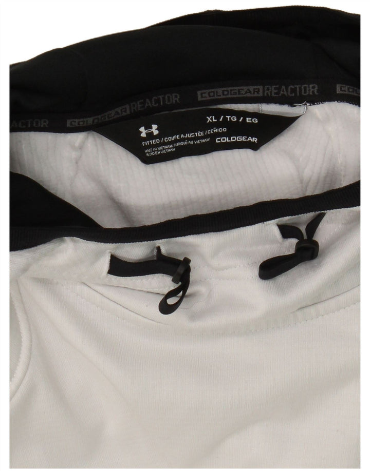 Felpa con cappuccio Under Armour da uomo Cold Gear XL bianca