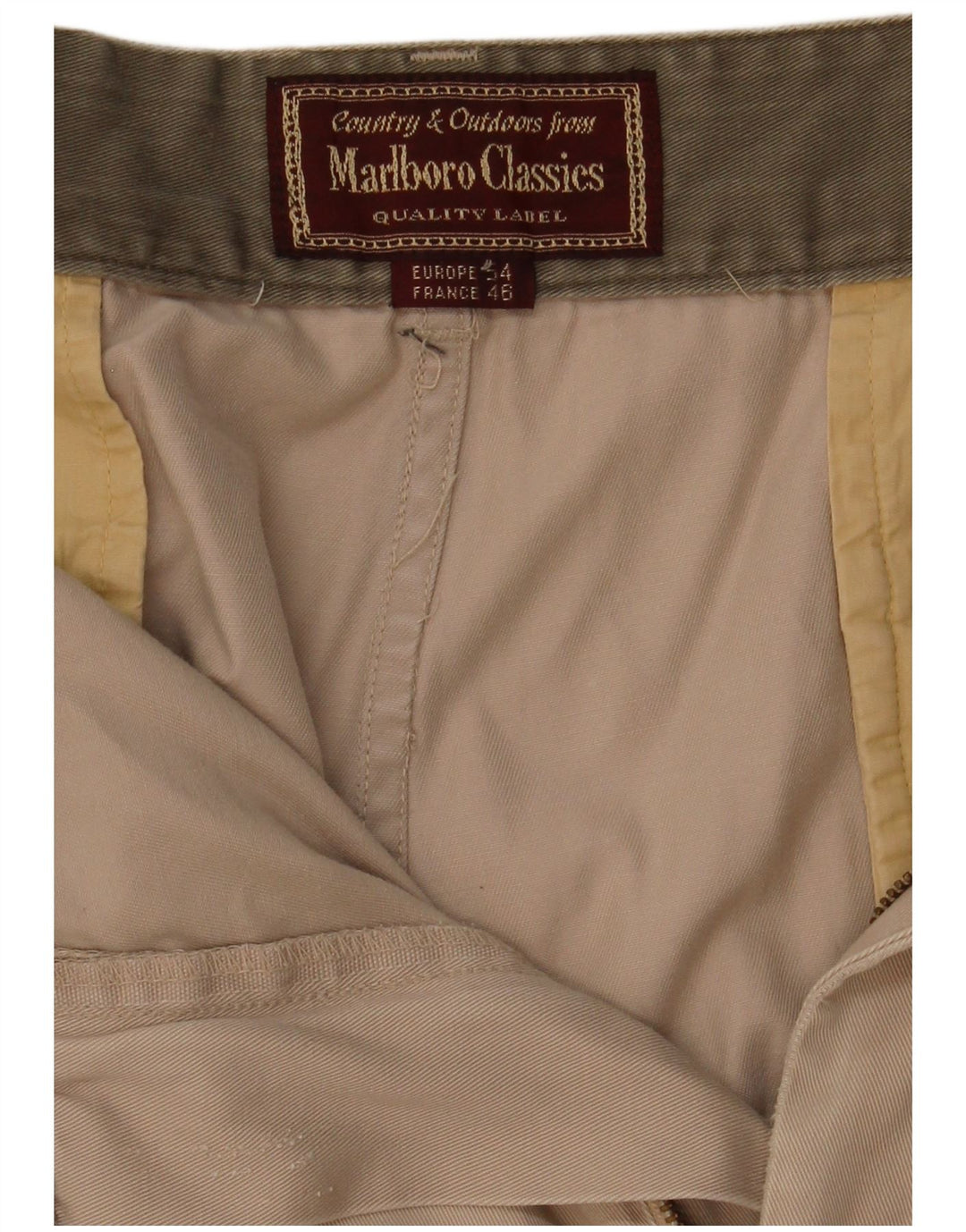 Pantaloncini cargo da uomo Marlboro Classics EU 54 2XL W36 Beige