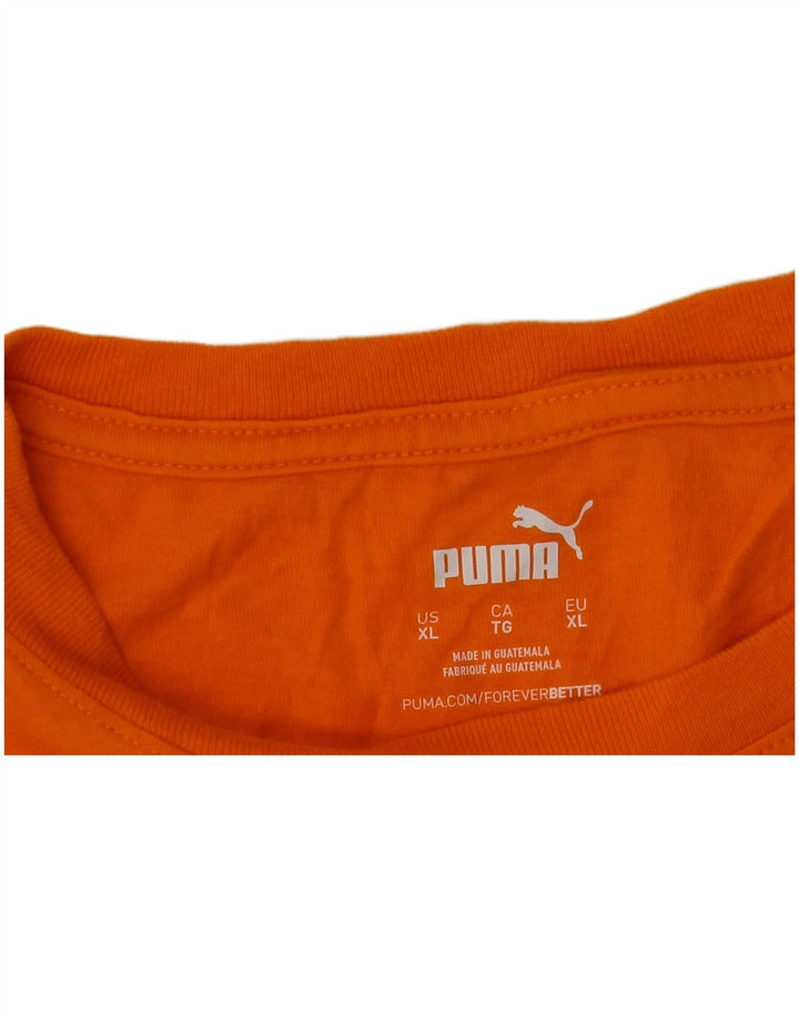 Maglietta grafica da uomo Puma Top XL Arancione