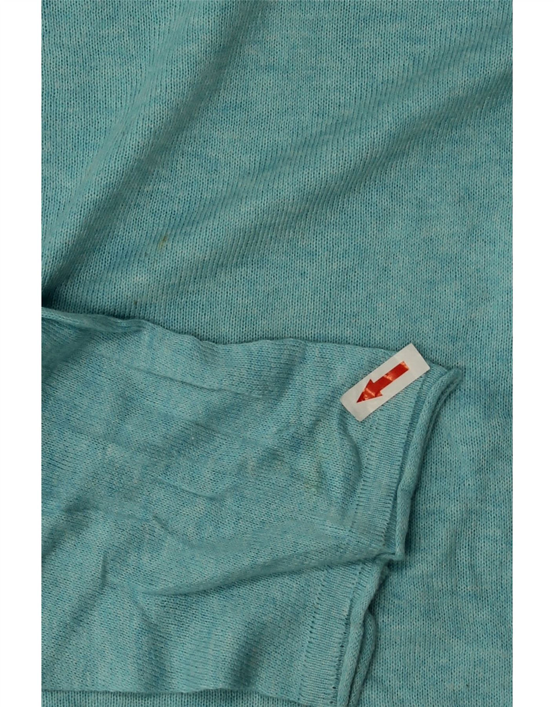 Maglione maglione girocollo da uomo Zara in cotone blu medio