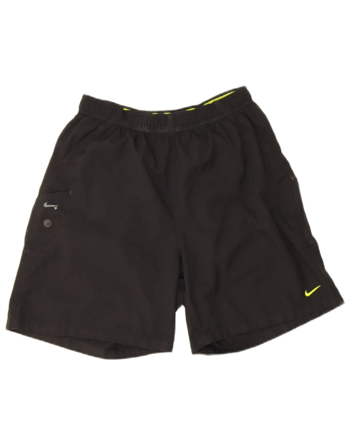 Pantaloncini sportivi Nike da uomo medio nero in poliestere