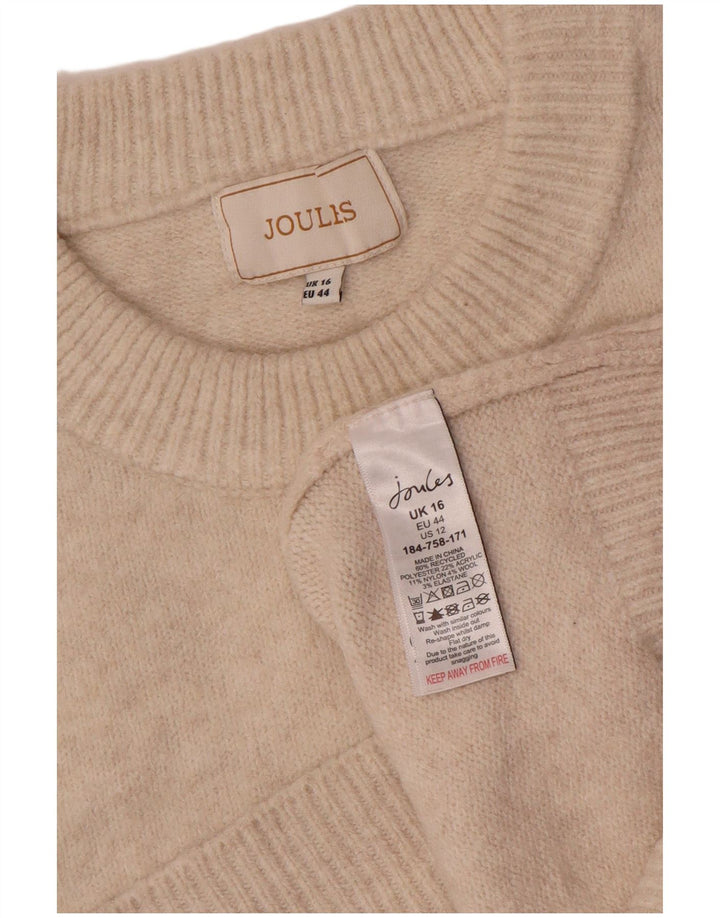 Canotta da donna Joules UK 16 grande poliestere beige