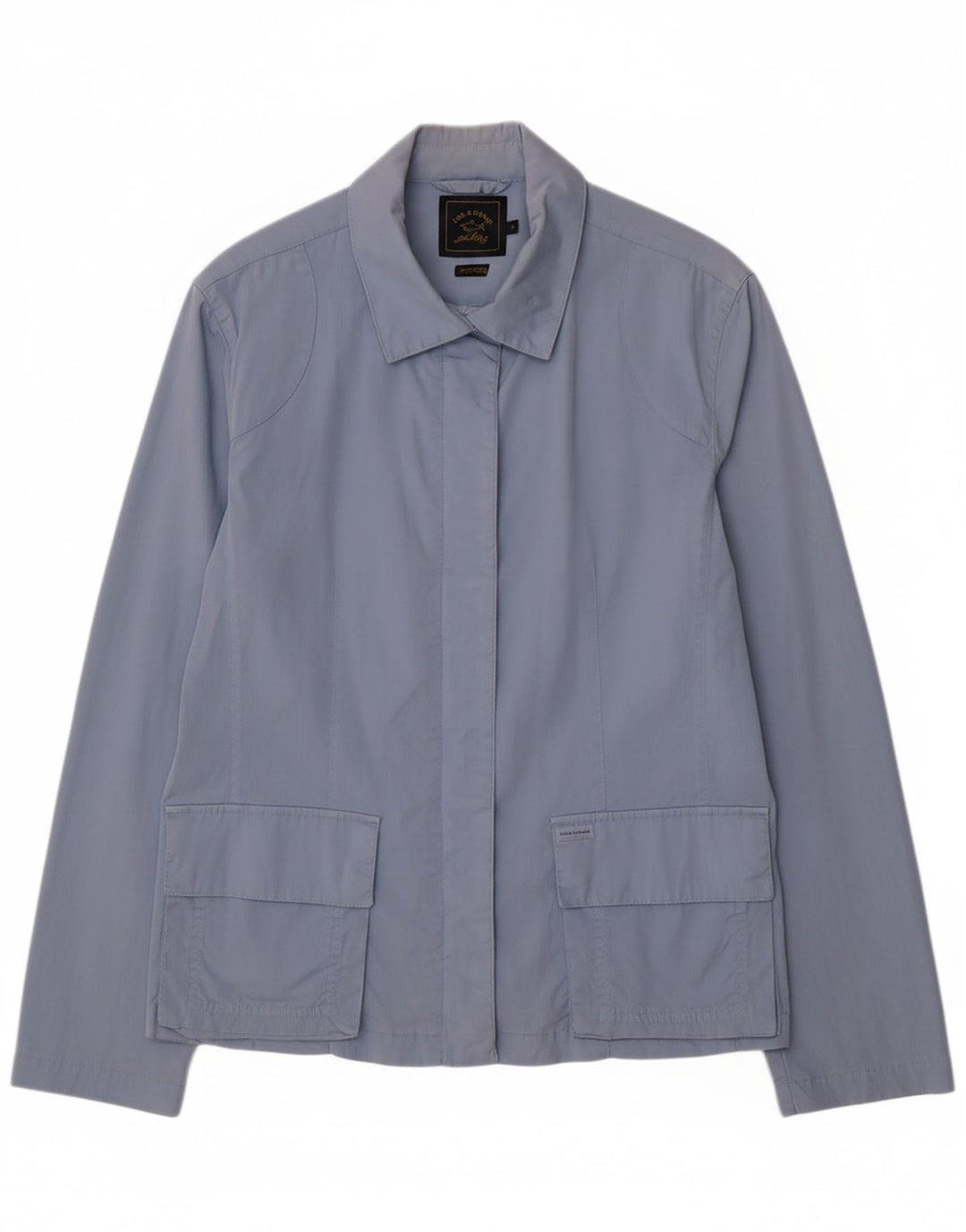 PAUL & SHARK Womens Bomber Jacket UK 18 XL Blue Cotton