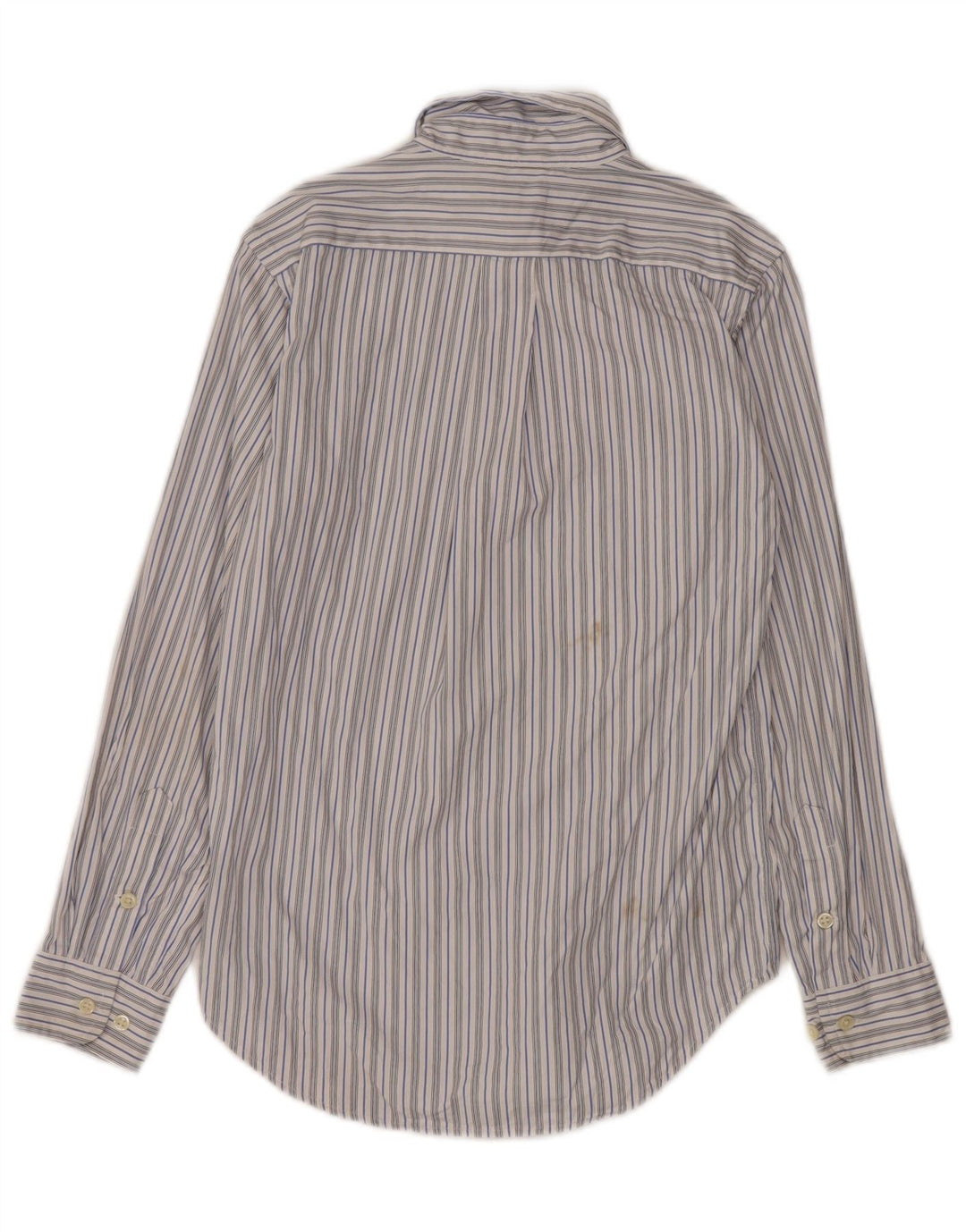 Camicia da uomo Ralph Lauren taglia 14 piccola in cotone a righe bianche