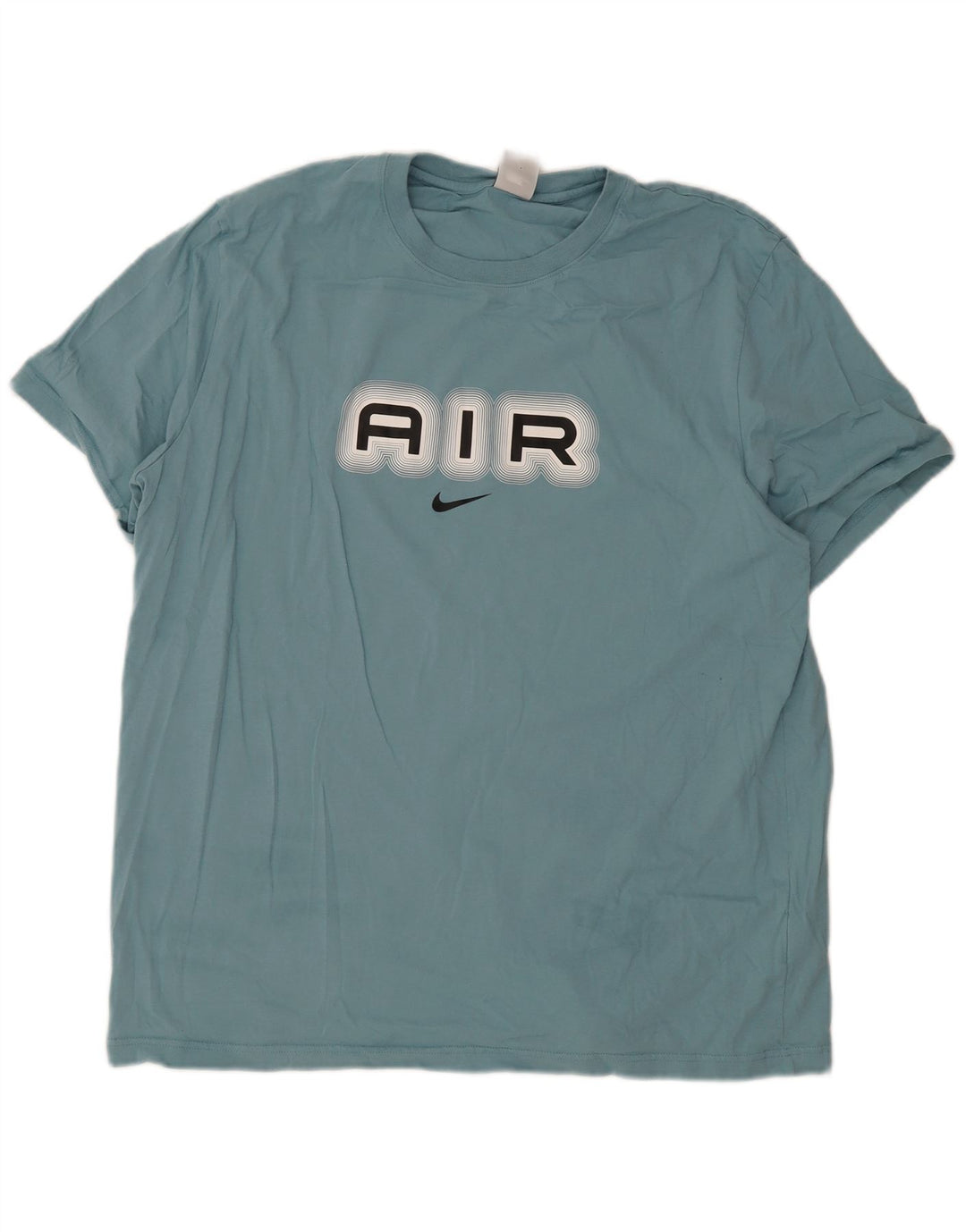 T-shirt grafica da uomo Nike Top 2XL in cotone blu