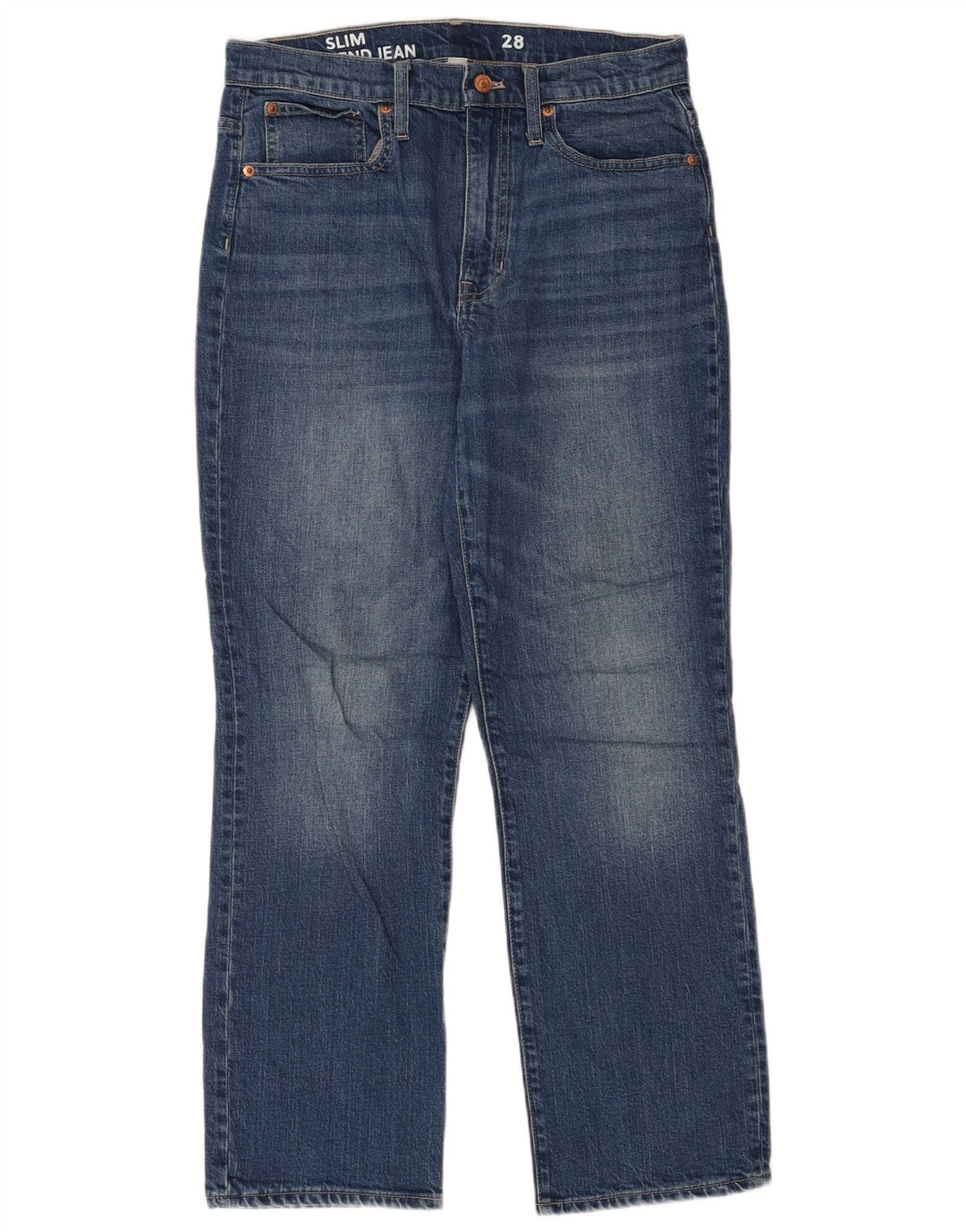 Jeans slim da donna J. Crew W28 L30 cotone blu