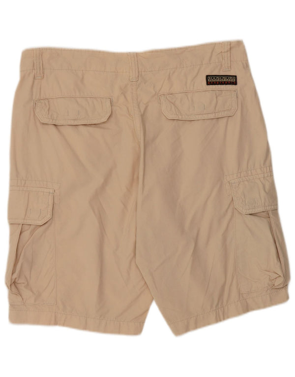 Napapijri Mens Cargo Shorts W32 Medium Beige