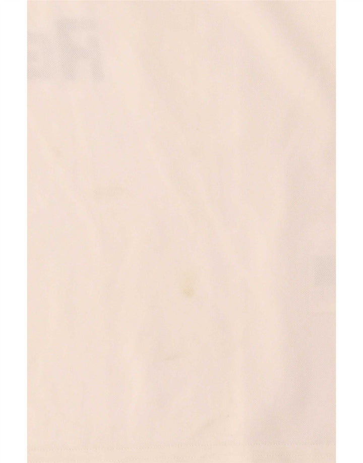 T-shirt grafica da uomo Adidas Top piccola in poliestere bianco