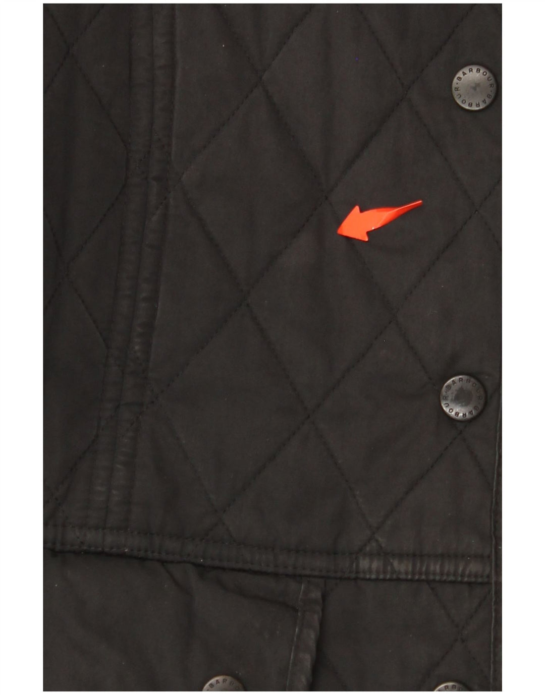 Giacca trapuntata da donna BARBOUR UK 14 poliestere nero medio