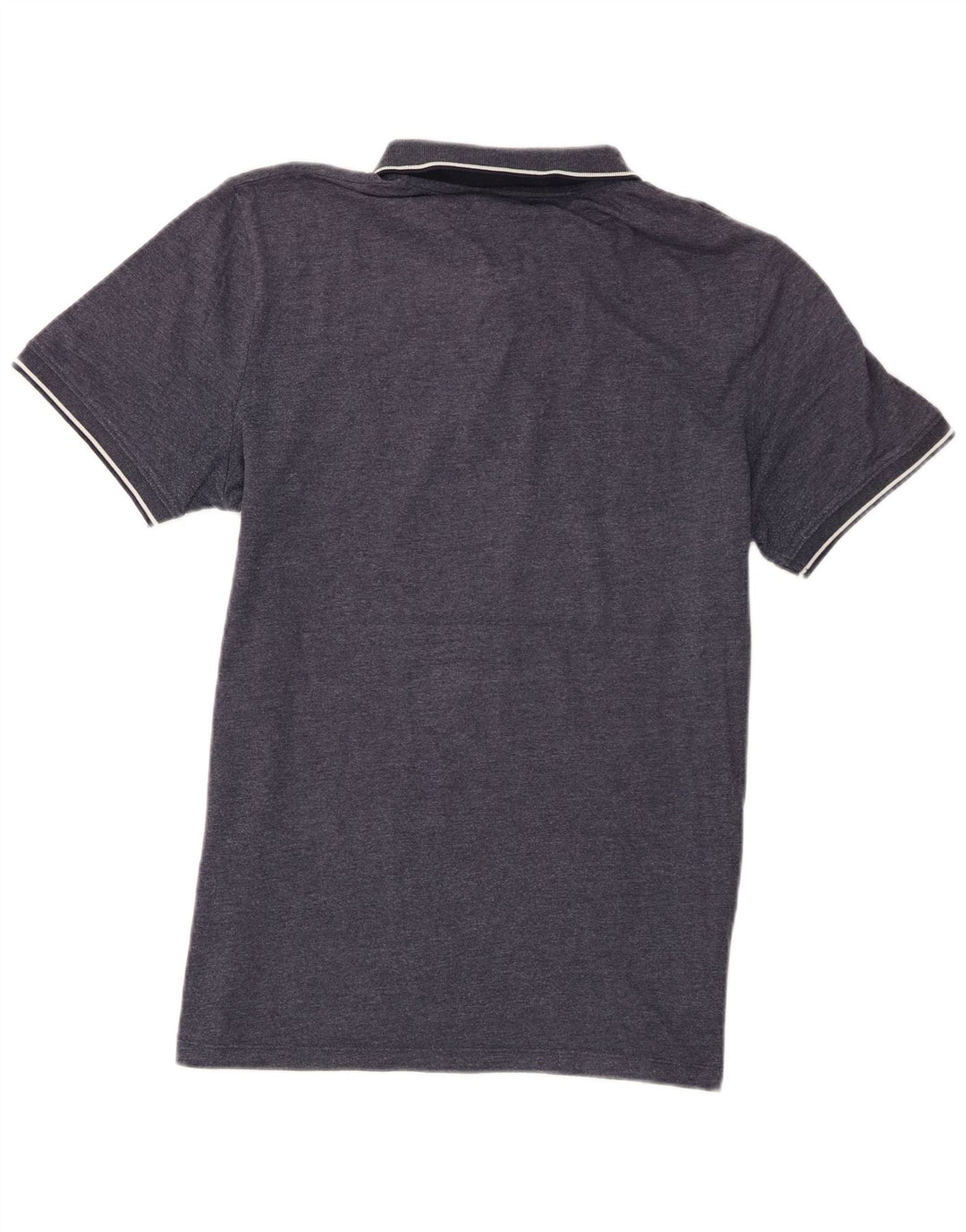 Polo da uomo Jack & Jones in cotone screziato blu navy medio