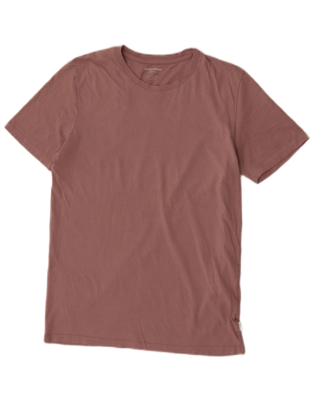 T-shirt da uomo Jack & Jones Top in cotone rosa medio