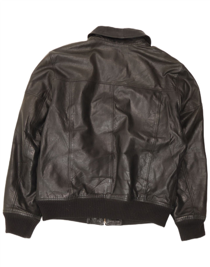 Giacca in Pelle Uomo Conbipel IT 56 2XL Pelle Nera