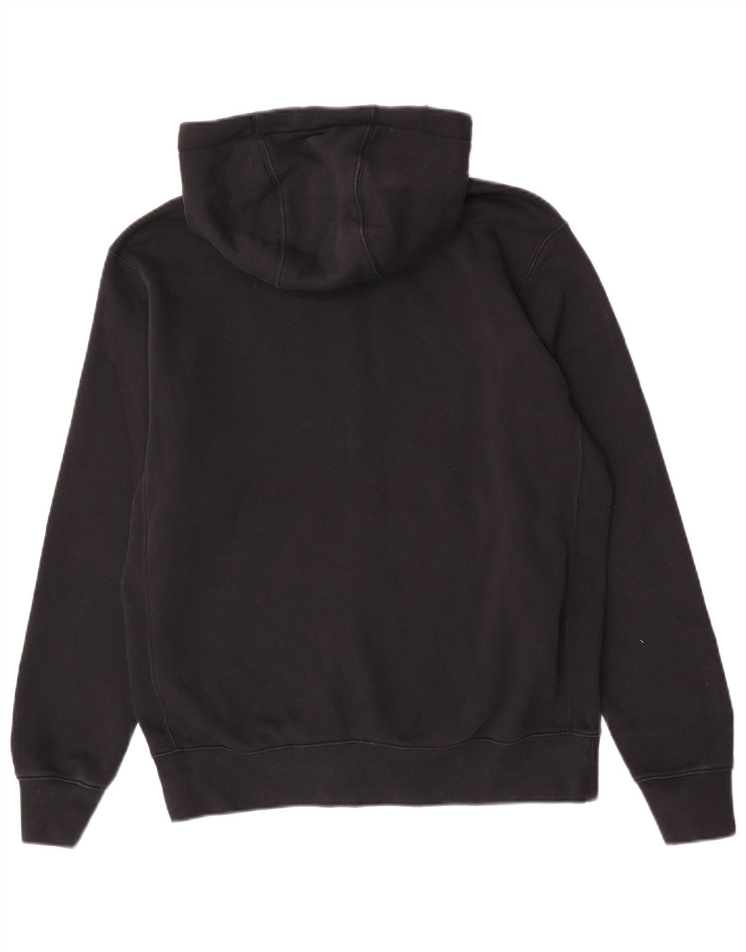 Felpa con cappuccio e zip Nike da uomo in cotone nero medio