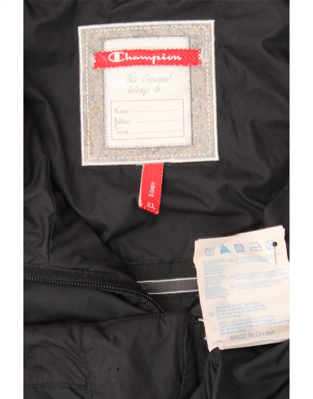 Giacca imbottita da donna Champion UK 18 XL poliestere nero