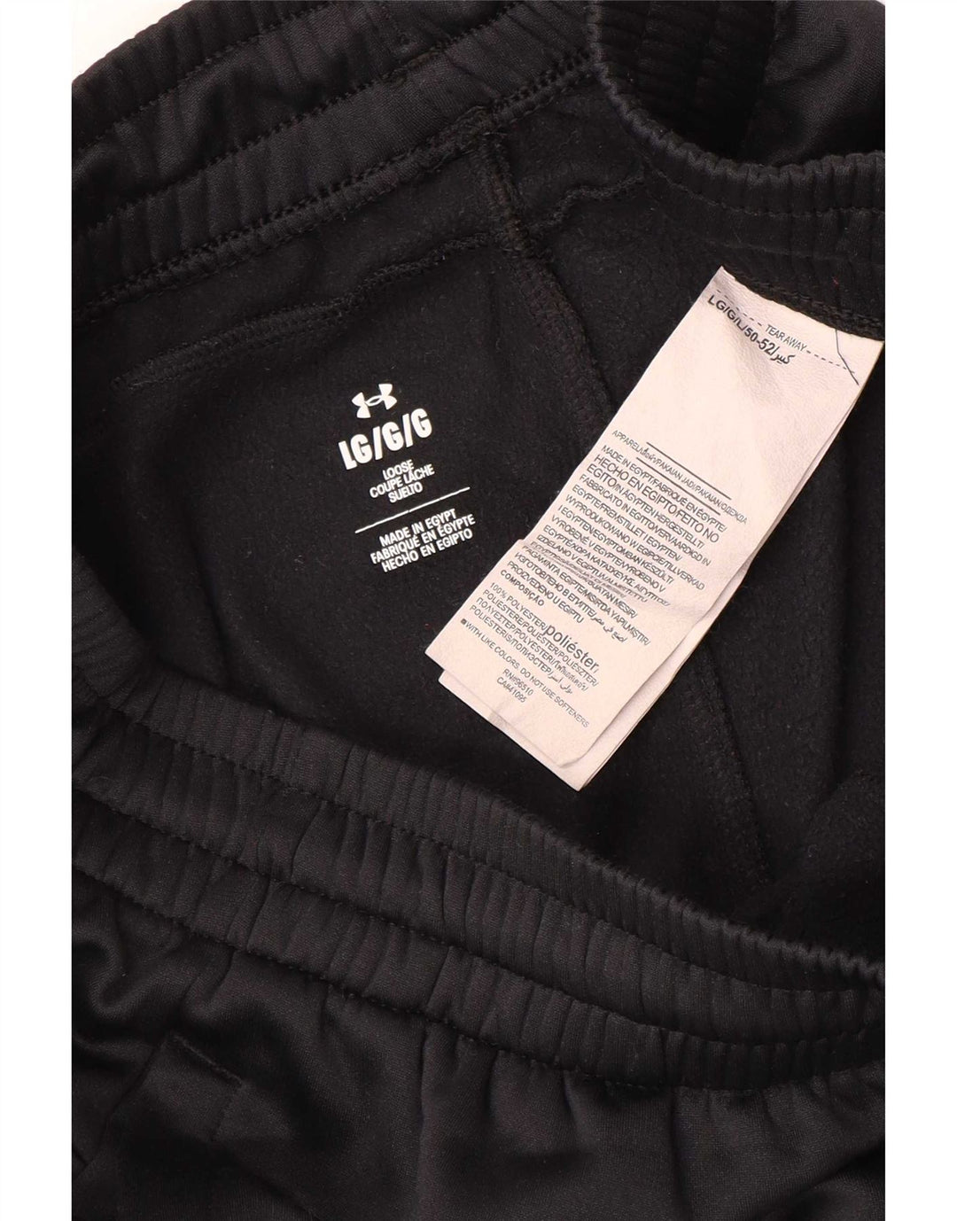 Pantaloni da tuta da uomo Under Armour Joggers Large Poliestere nero