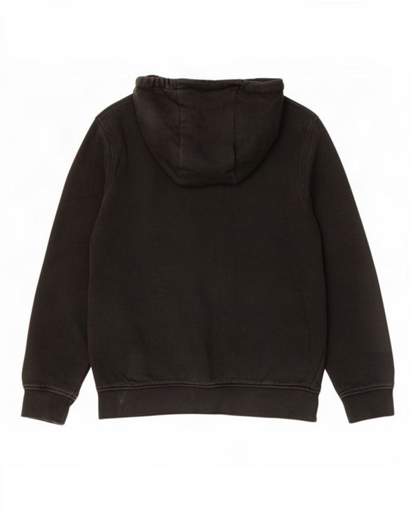 Felpa con cappuccio da uomo Lacoste taglia 4 media in cotone nero