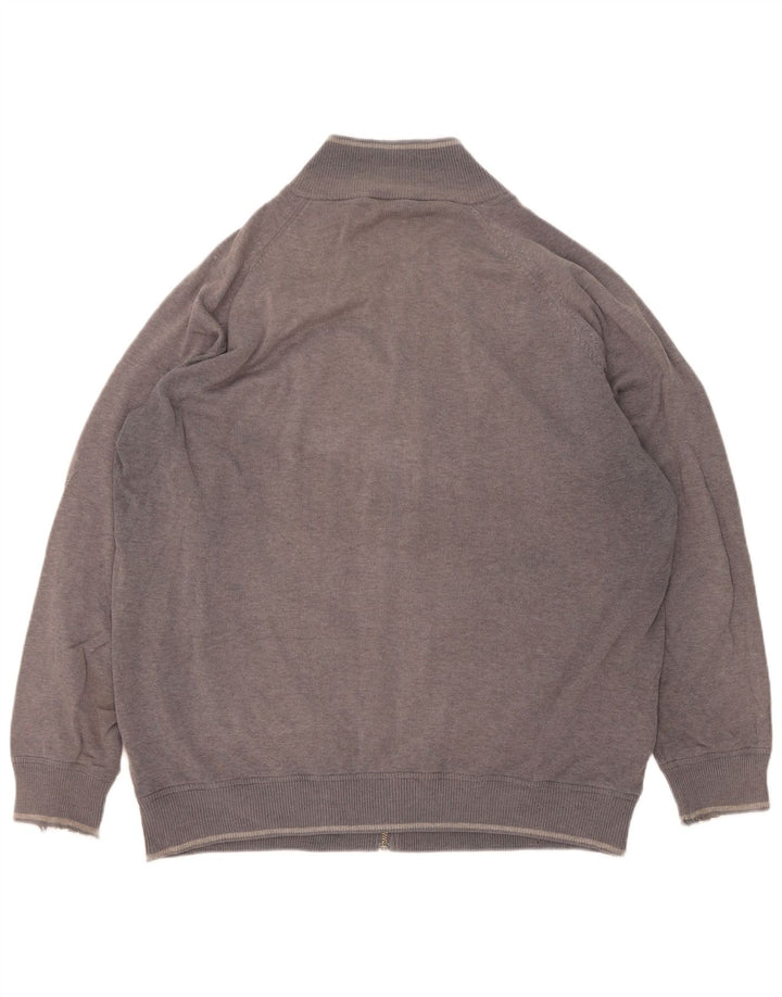Maglione cardigan da uomo Marks & Spencer XL in cotone grigio