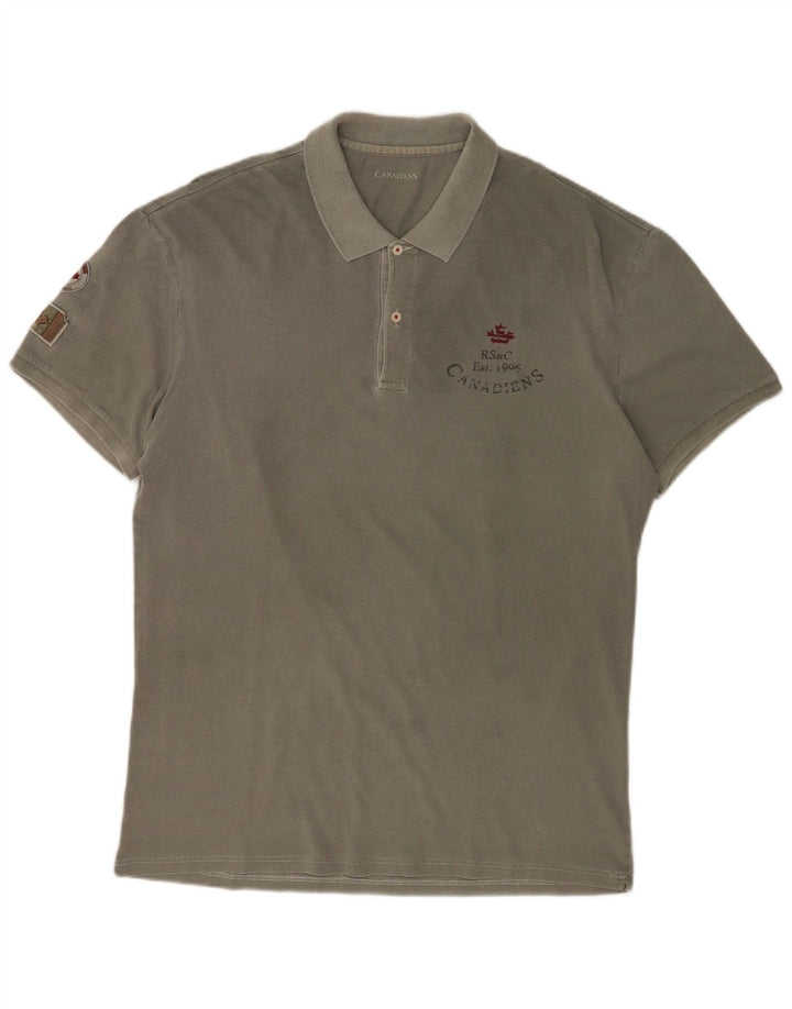Polo grafica da uomo Canadiens IT 56 2XL Verde