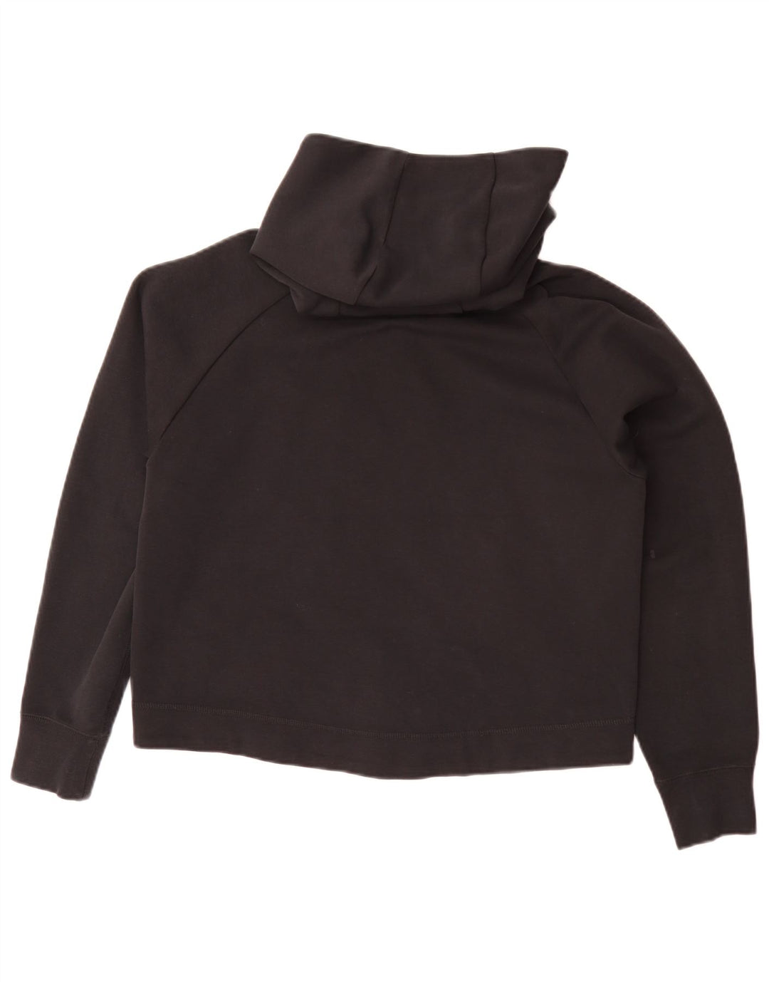 Felpa con cappuccio e zip oversize da donna Nike UK 10 piccola nera