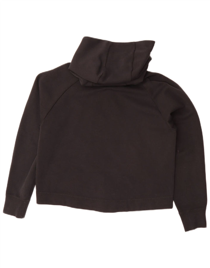Felpa con cappuccio e zip oversize da donna Nike UK 10 piccola nera