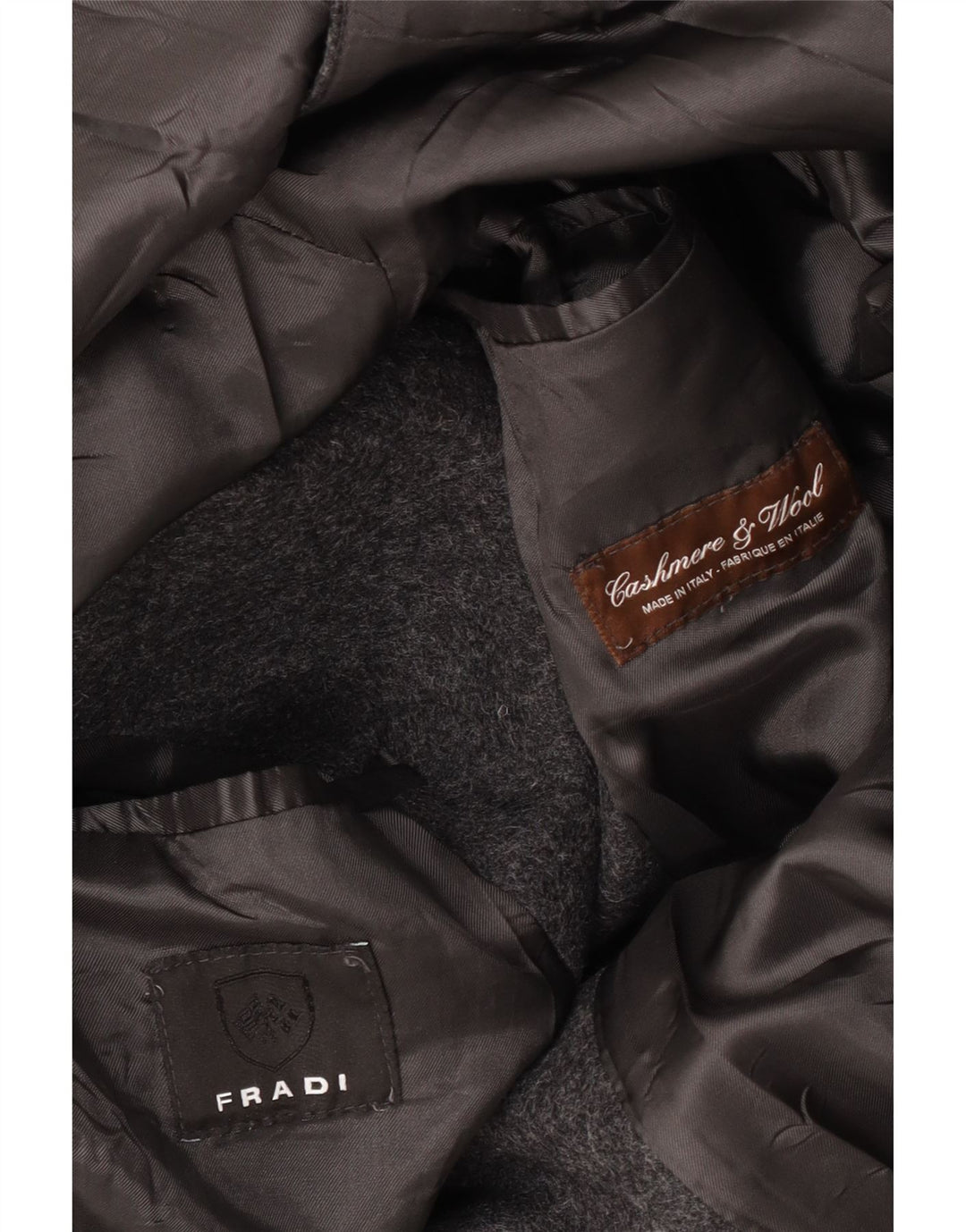 Cappotto Uomo Fradi UK 42 XL Grigio Cashmere