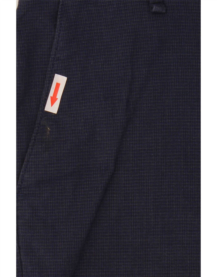 Pantaloncini chino da uomo Calvin Klein W36 Large Navy Blue Check
