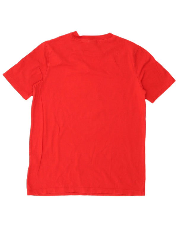 T-shirt grafica da donna Adidas Top UK 14 rosso medio in cotone