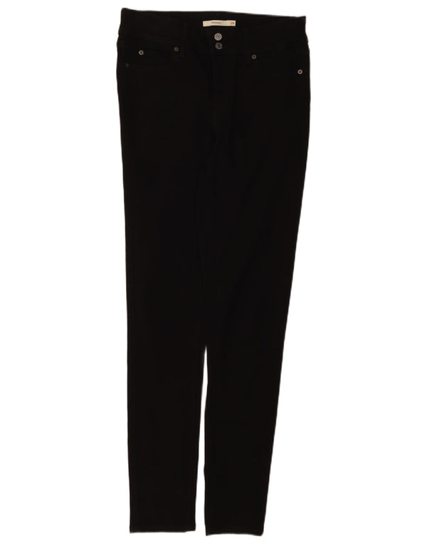 Jeans skinny Levi's 711 da donna W28 L30 cotone nero