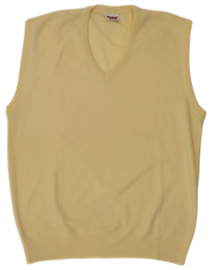 Canotta vintage da uomo IT 52 grande gialla