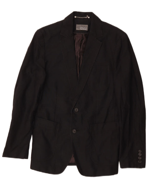 Giacca blazer da uomo a 2 bottoni Zara EU 46 piccola blu navy