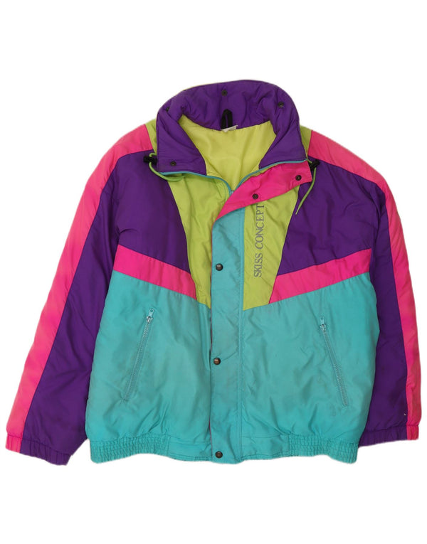 Giacca da sci grafica da uomo Skiss IT 50 Large multicolore Colourblock