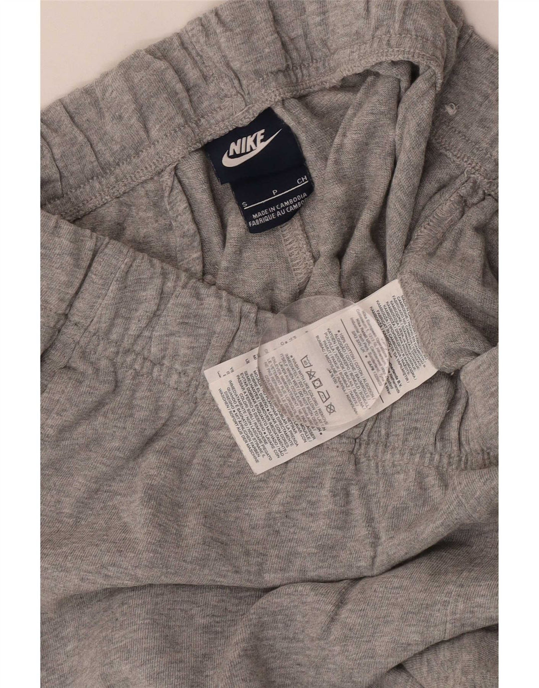 Pantaloni da tuta da uomo Nike Joggers piccoli in cotone chiazzato grigio