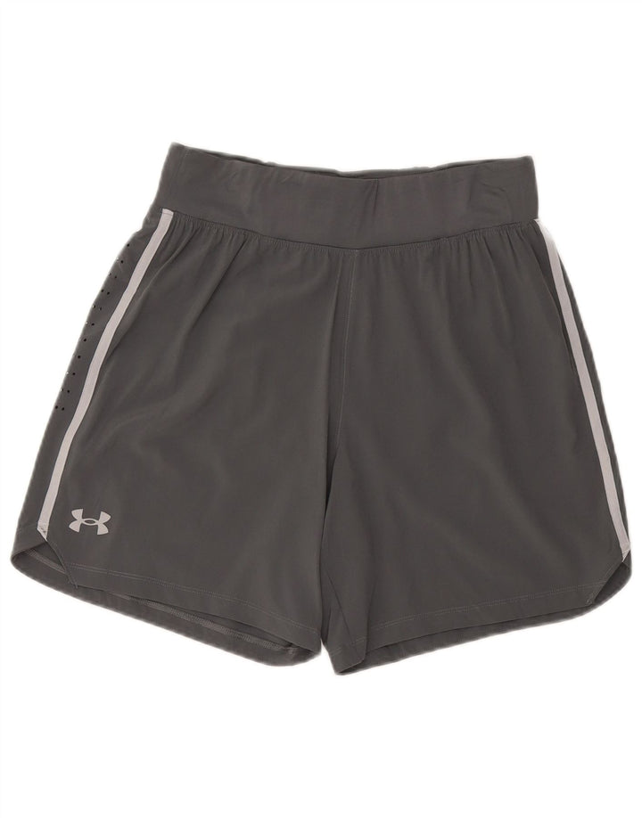 Pantaloncini sportivi da donna UNDER ARMOUR UK 14 Poliestere grigio medio