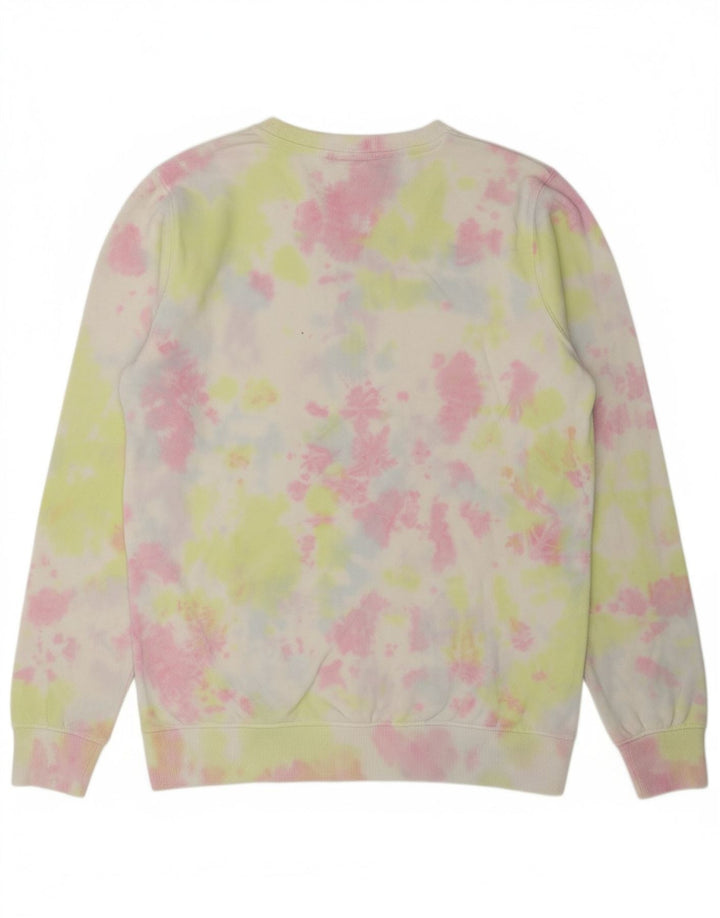 ELLESSE Girls Graphic Sweatshirt Jumper 13-14 Years Multicoloured Tie Dye