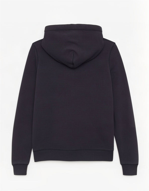 Maglione con cappuccio grafico da donna Jack Wills UK 10 piccolo cotone blu navy