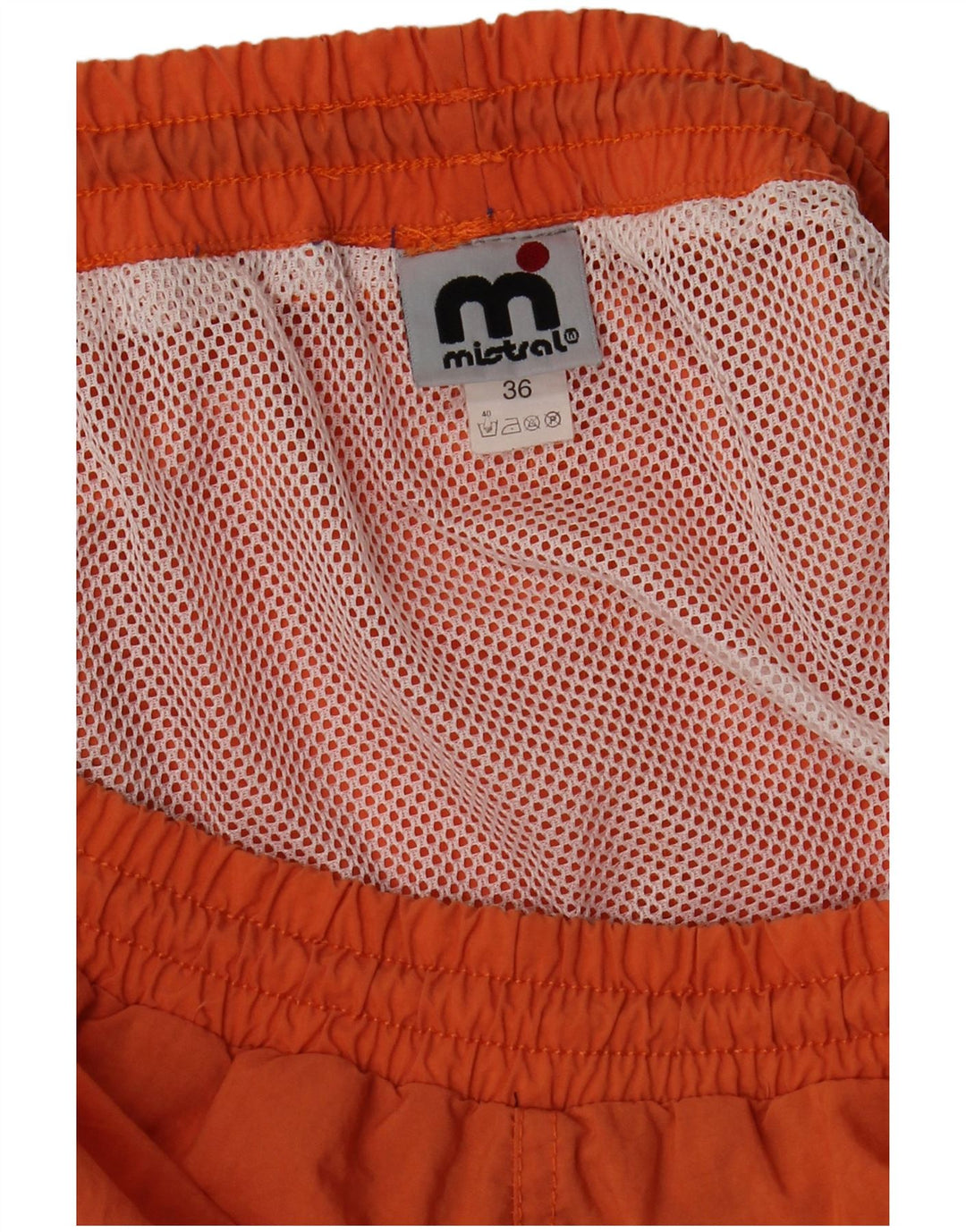 Pantaloncini da bagno da uomo Mistral Large arancione in poliammide