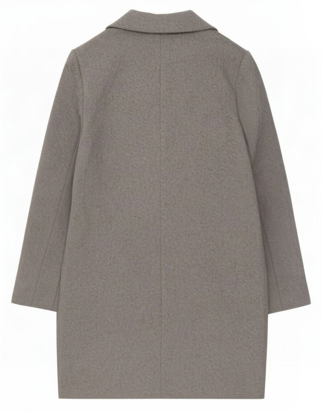 Cappotto doppiopetto da donna Zara UK 10 piccolo poliestere grigio