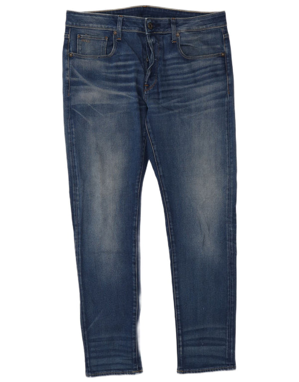 Jeans slim da uomo G-Star W34 L32 cotone blu