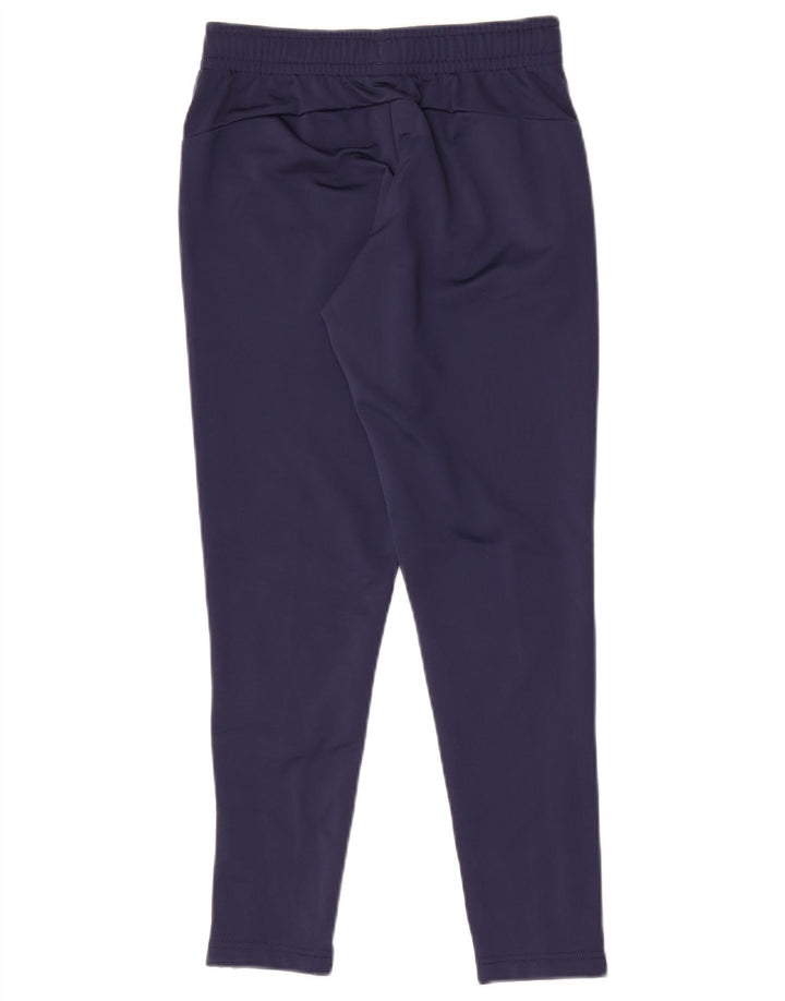 Pantaloni della tuta da ragazzo Puma 9-10 anni in poliestere blu navy