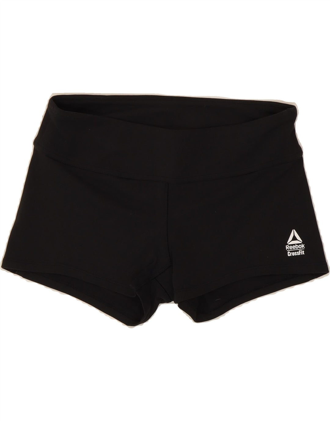 REEBOK Womens Cross Fit Sport Shorts UK 12 Medium  Black Vintage Reebok and Second-Hand Reebok from Messina Hembry 
