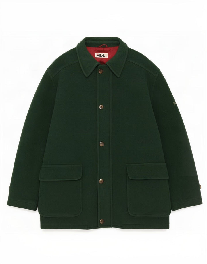 Cappotto Fila Uomo IT 50 Large Verde