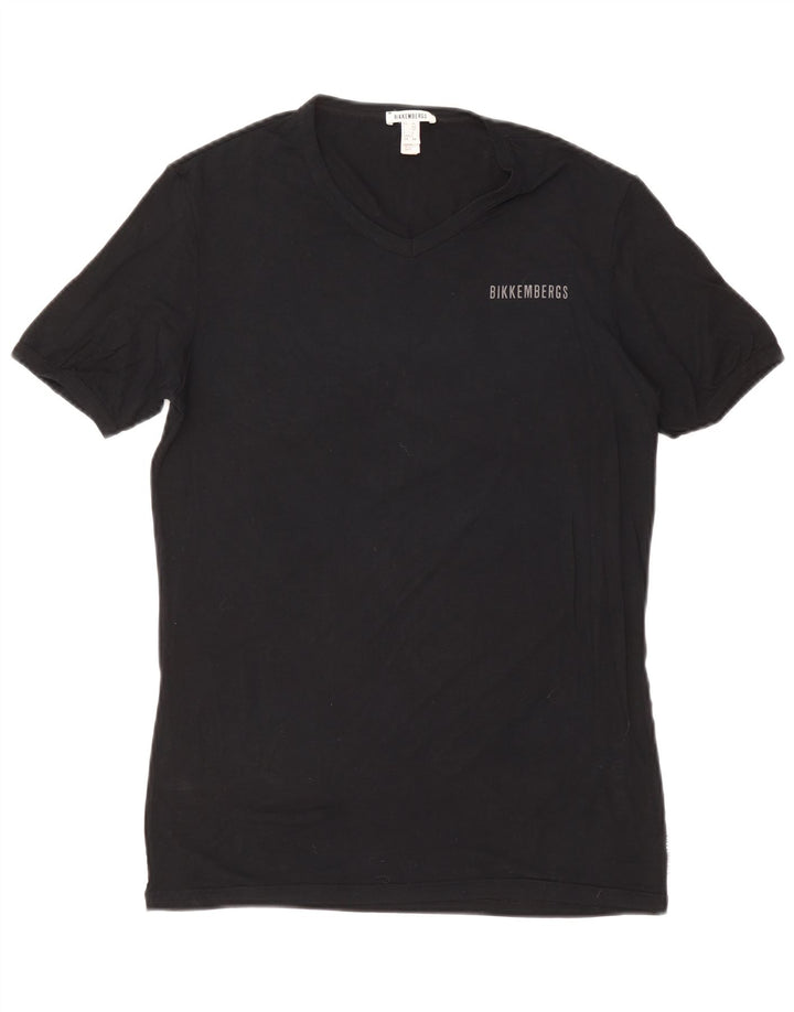 T-shirt da uomo Bikkembergs Top UK 38 Medium Black Modal