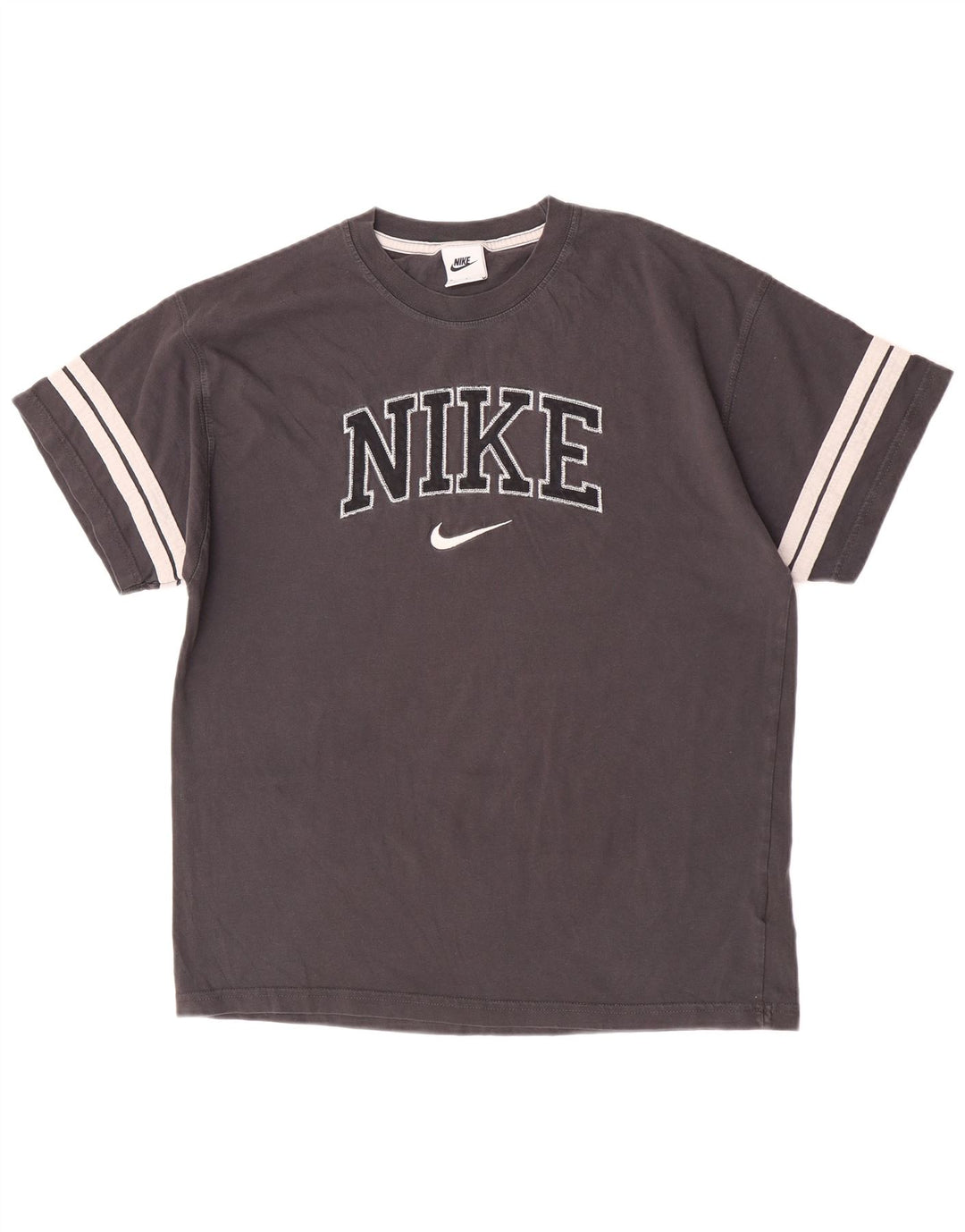 T-shirt grafica da uomo Nike Top in cotone color block grigio medio