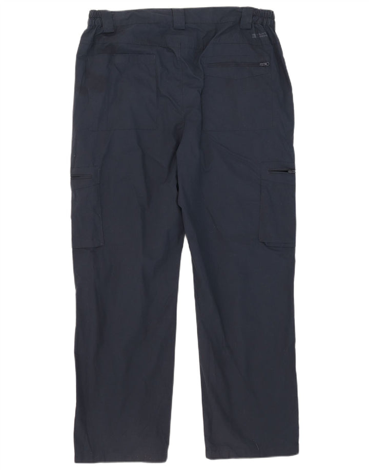 Pantaloni cargo dritti da uomo Mountain Warehouse W36 L29 poliestere blu navy