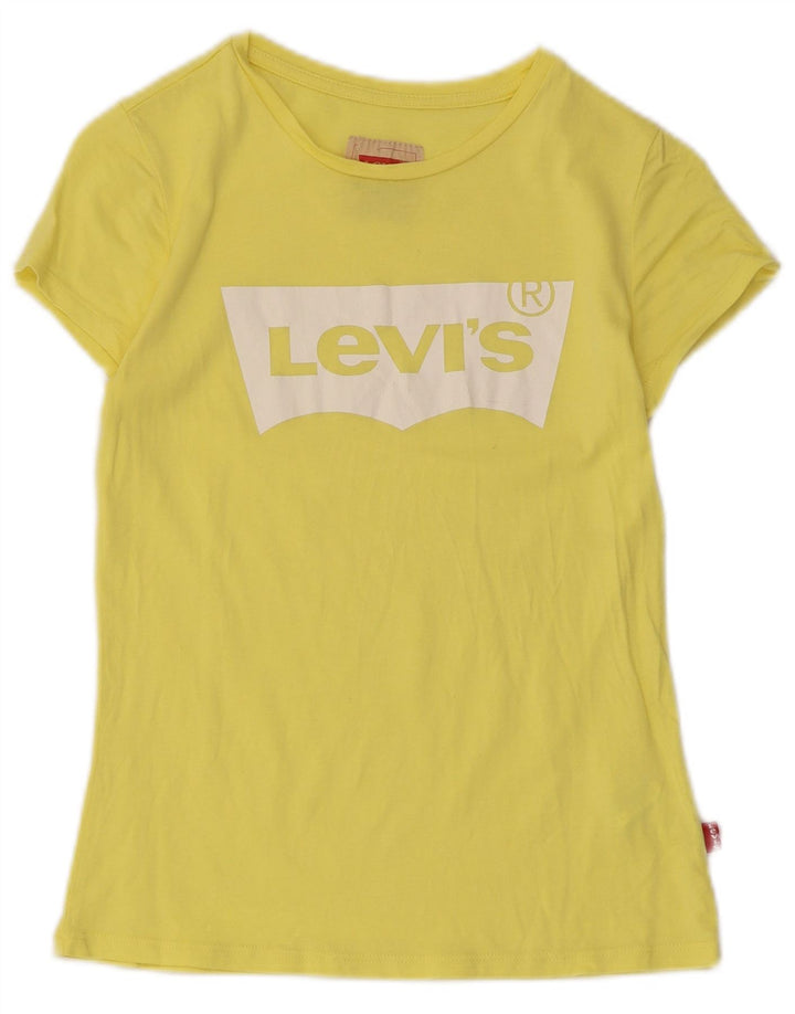 T-shirt grafica per ragazzi Levi's 13-14 anni in modal giallo