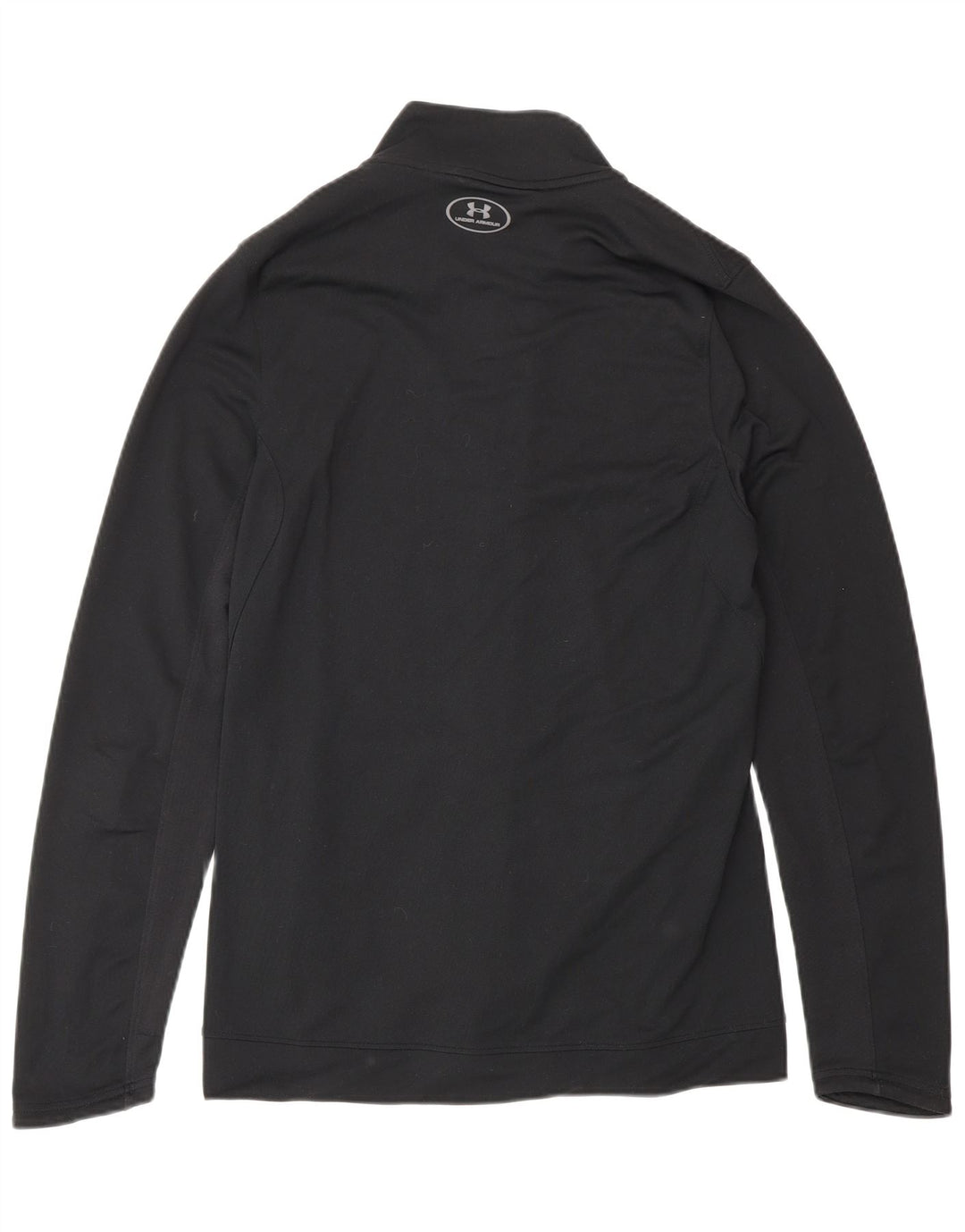 Giacca da ginnastica aderente grafica da uomo Under Armour piccola in poliestere nero