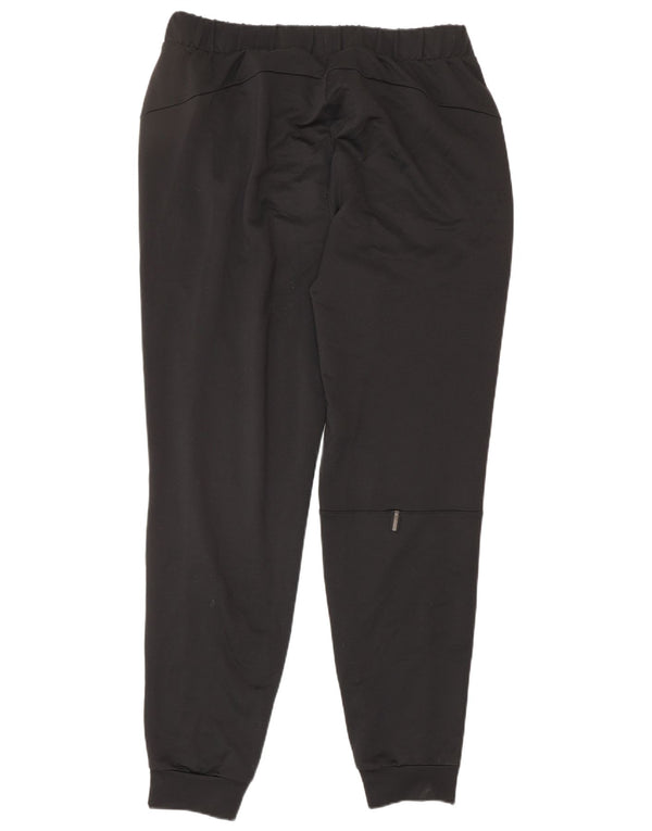 Pantaloni da tuta da uomo Puma Joggers grandi neri in poliestere sportivo